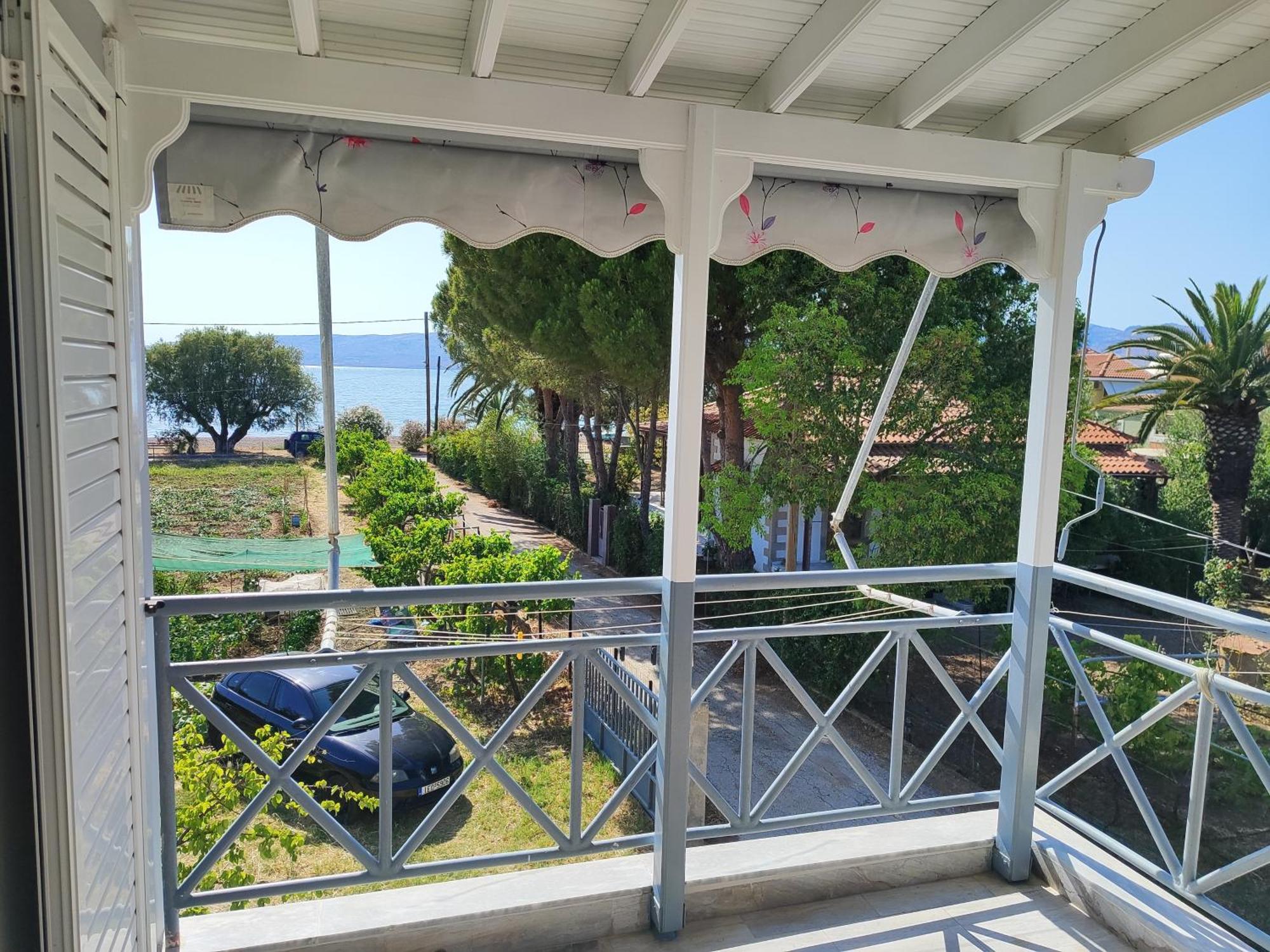 Holiday House With Sea View In Skala Polichnitos Skala Polichnitou Esterno foto